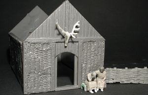 Viking civilians scene